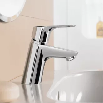 Hansgrohe Focus 70 króm mosdócsaptelep egykaros fejjel és push-open leeresztő szeleppel