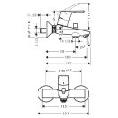 HANSGROHE Focus kádtöltő csaptelep