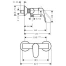HANSGROHE Focus E2 zuhany csaptelep