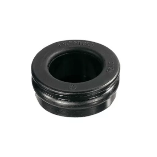 HAAS tokba csatlakozó fekete gumi falsík szűkítő, 40/32 mm, ferde nézetből