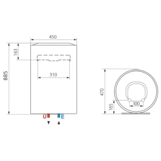 ARISTON Lydos ECO 100 ERP 100 literes villanybojler