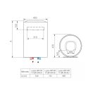 X ARISTON Lydos Wi-Fi 100V EN EU ERP 100 literes villanybojler, ECO funkcióval