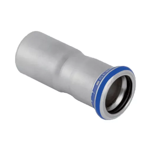 Geberit Mapress inox szűkítő idom 35x22 mm, préscsatlakozós kék jelölőgyűrűvel