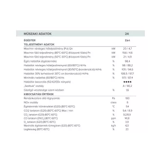   Ariston Cares S System 24 fali kondenzációs fűtő gázkazán
