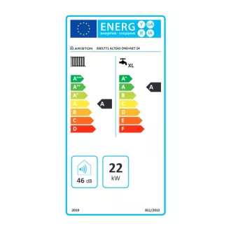   ARISTON Alteas One Net+ 24 fali kondenzációs kombi gázkazán, Wi-Fi NET termosztáttal