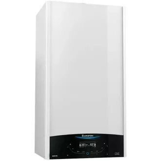 ARISTON Genus One+ 30 fali kondenzációs kombi gázkazán fehér előlappal, digitális kijelzővel