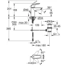 grohe_eurosmart_s_mosdo_csaptelep_automata_leeresztoszeleppel_meretrajz