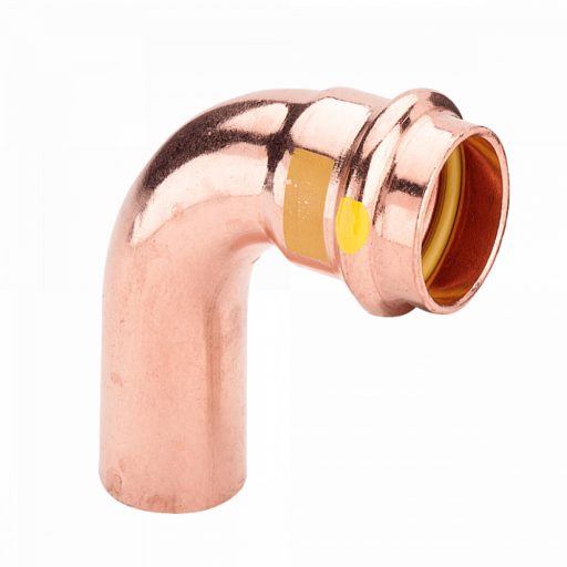 VIEGA 2616.1 Profipress G vörösréz ív, gázra, 90°, 1 tokos, 28mm