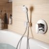 KLUDI Pure&Solid fasík alatti kád-  zuhany csaptelep látható rész