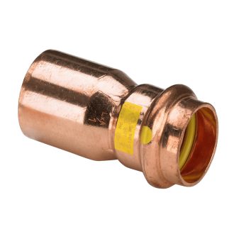   VIEGA 2615.1 Profipress G vörösréz szűkítő, gázra, 1 tokos, 28-15mm