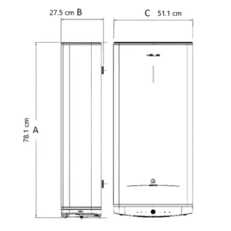 ARISTON Velis Pro 50 EU ERP villanybojler
