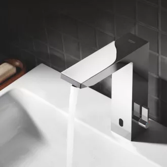   Grohe Eurocube E Infrás mosdócsaptelep keverőegységgel és állítható hőmérséklet-korlátozóval