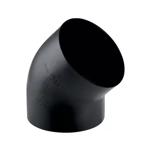 GEBERIT PE-HD ívidom 45°, 90mm