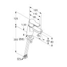 KLUDI Pure & Easy 60 mosdócsaptelep automata leeresztő szelep nélkül
