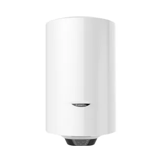 Ariston PRO1 ECO 120 literes fehér villanybojler digitális kezelőfelülettel, elölnézet
