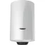 Ariston PRO1 ECO 120 literes fehér villanybojler digitális kezelőfelülettel, elölnézet