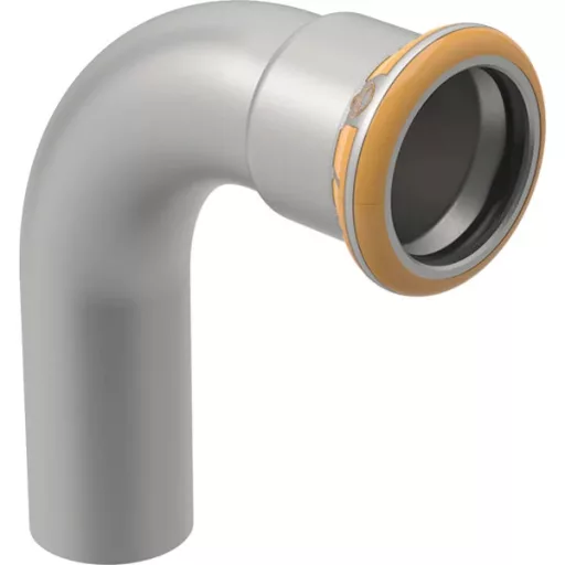 GEBERIT Mapress 1 tokos 90° Therm inox ív hűtésre/fűtésre, 22mm