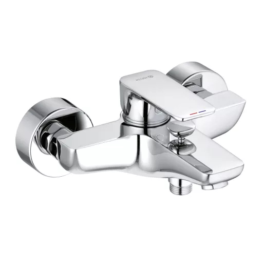 KLUDI Pure&Style króm kádtöltő csaptelep egykaros karral és zuhanycsatlakozással