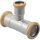 GEBERIT Mapress Therm inox szűkített T-idom, hűtésre/fűtésre, 108x35x108mm