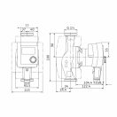 X WILO Stratos PICO 25/1-6 keringető szivattyú, 180mm, 6/4", 230V