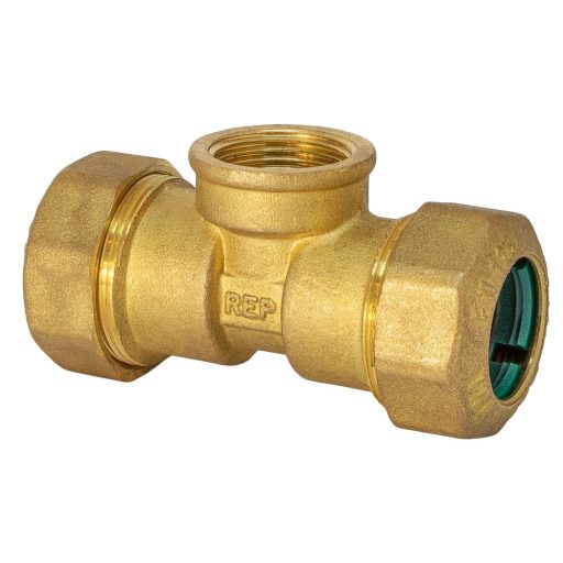 X TECNOVIELLE KPE réz T-idom, 32mmx1"Bx32mm