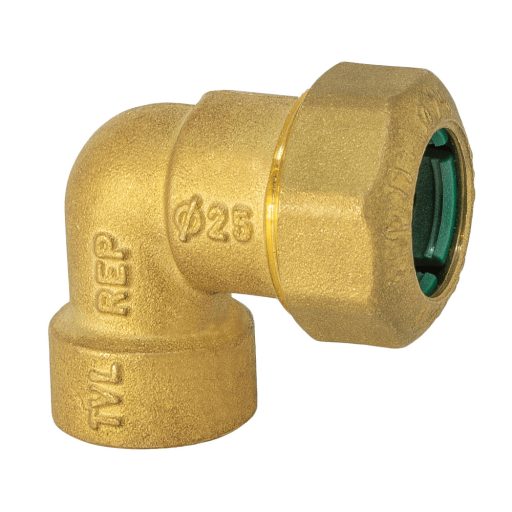 X TECNOVIELLE KPE réz könyök, 25mmx3/4"B