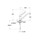 MOFÉM Junior Evo álló orvosi mosogató csaptelep, új tipus