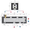 FixTrend C90/2F 2 körös acél osztó-gyűjtő hőszigeteléssel, 5/4"