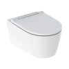 Geberit One perem nélküli mélyöblítésű fali WC csésze ülőkével

