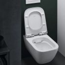 X Geberit Smyle Square perem nélküli mélyöblítésű szögletes fali WC csésze
