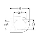 GEBERIT iCon lecsapódásgátló WC ülőke Quick Release zsanérral