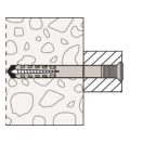 FISCHER N-Z beütődübel gvz süllyesztett fejű csavarral, 8x60mm