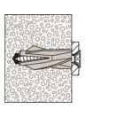 FISCHER GB pórusbeton dübel, 10x55mm