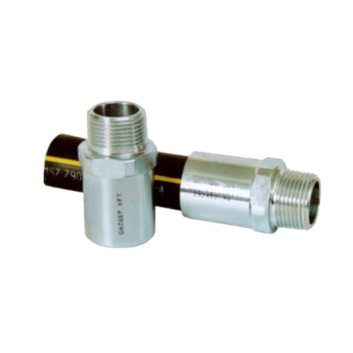 Peró Gáz GÁZGÉP KPE-acél összekötő, menetes 20x1/2"