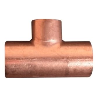 IBP 5130R forrasztható réz szűkített T-idom, 28x18x22mm