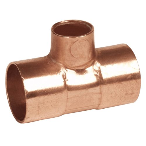 IBP 5130R forrasztható réz szűkített T-idom, 42x22x42mm