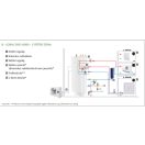 X ATLANTIC Loria Duo 6003 R32 levegő-víz hőszivattyú beépített HMV tárolóval, 3 kW
