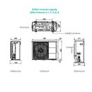 Atlantic Alfea Extensa A.I. 8 levegő-víz hőszivattyú, 8 kW