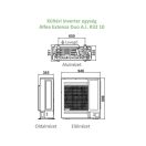 Atlantic Alfea Extensa A.I. 10 Duo levegő-víz hőszivattyú beépített HMV tárolóval, 10 kW