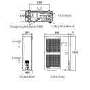 ATLANTIC Alfea Excellia A.I.14 Duo levegő víz hőszivattyú beépített HMV tárolóval, 14 kW