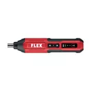 FLEX SD 5-300 4.0 C akkus csavarhúzó piros-fekete házzal, forgásirány- és töltöttségjelzővel