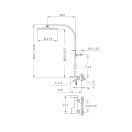 X STROHM TEKA Alaior XL falba süllyesztett zuhany csaptelep
