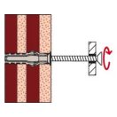FISCHER SX Plus univerzális dübel forgácslapcsavarral, 6x30mm