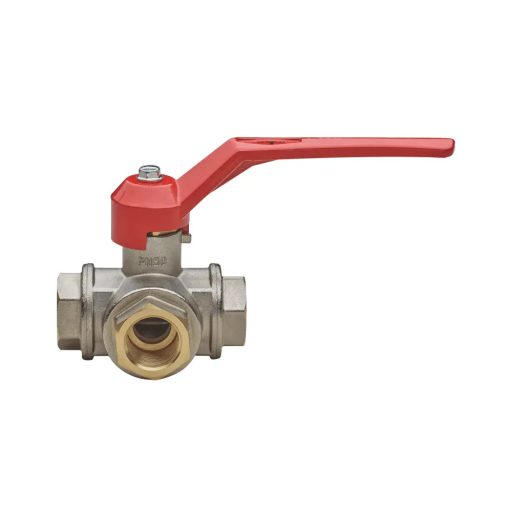 TECNOVIELLE háromjáratú golyóscsap L furatú, 3/4"