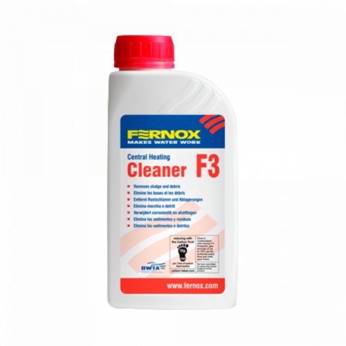 FERNOX Cleaner F3 tisztító folyadék 100 liter vízhez, 500 ml