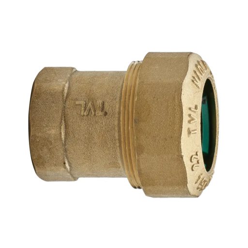 TECNOVIELLE KPE réz belső menetes átmeneti idom, 20mmx1/2"B