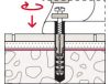 FISCHER S8 D 70 WCR WC és szaniter rögzítő szett
