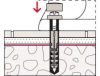 FISCHER S8 D 70 WCR WC és szaniter rögzítő szett