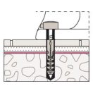 FISCHER S8 D 70 WCR WC és szaniter rögzítő szett