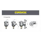 X FERNOX TF1 Compact mágneses iszapleválasztó golyóscsappal és Filter Fluid + Protector folyadékkal, 22mm